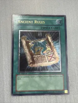Yugioh Ancient Rules STON-EN037 Ultimate Rare 1st Ed Lp - Image 1