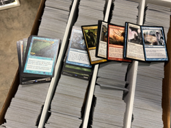 LOT OF 4200+ MTG MAGIC THE GATHERING PLAYED RARES SOME HEAVY SOME FOREIGN - Image 5