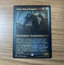 Ezuri, Claw of Progress - ETCHED FOIL - Double Masters 2022 - MTG - 494 - NM - Image 1