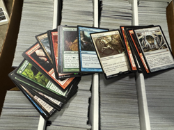 LOT OF 3700+ MTG MAGIC THE GATHERING PLAYED RARES SOME HEAVY SOME FOREIGN - Image 3