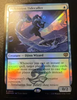 Exhibition Tidecaller 0048 Foil Rare Secrets Of Strixhaven Magic: The Gathering - Image 1
