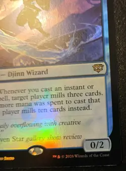 Exhibition Tidecaller 0048 Foil Rare Secrets Of Strixhaven Magic: The Gathering - Image 5