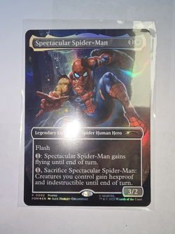 MTG PRM Spectacular Spider-Man (Borderless) #2 Foil NM/M - Image 1