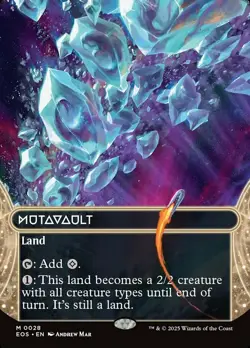 MTG Mutavault (0028) - Borderless, NM-Mint, English Edge of Eternities: Stellar - Image 1