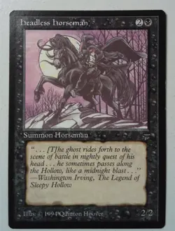 Headless Horseman *Common* Magic MtG x1 Legends SP - Image 1