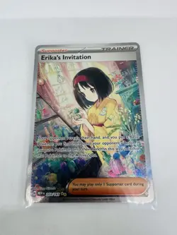 Pokemon Cards Erika's Invitation Trainer SIR 151 S&V 203/165 - Image 1
