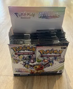 Pokemon TCG Scarlet & Violet Prismatic Evolutions booster pack 10 cards x36 - Image 2
