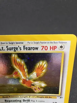 Pokemon Cards: Gym Heroes Rare Holo: Lt. Surge's Fearow 7/132 MP - Image 5