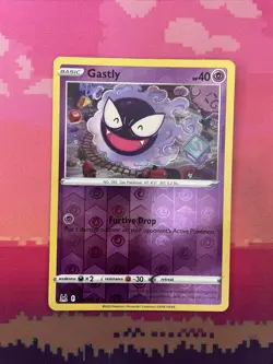 Pokemon Card Gastly Lost Origin Reverse Holo 064/196 Near Mint - Image 1