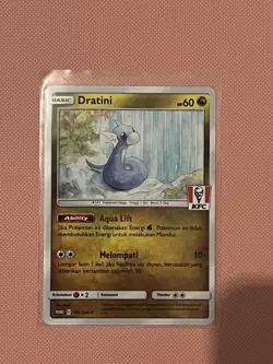 Dratini 185/SM-P Exclusive KFC Promo Pokemon TCG Card - Image 1