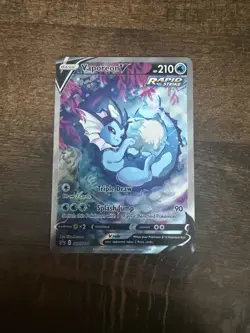 Pokemon card Vaporeon V SWSH181 Black Star Promo 2021 Full Art - MINT - Image 1