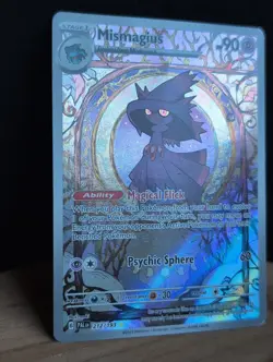 Pokemon Card - Mismagius – 212/193 Paldea Evolved Illustration Rare TCG 2023 - Image 2