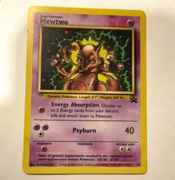 Pokemon TCG Wizards Mewtwo 14/53 Wotc Promo Holo English 1999 70HP - Image 1