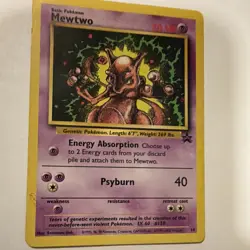 Pokemon TCG Wizards Mewtwo 14/53 Wotc Promo Holo English 1999 70HP - Image 2