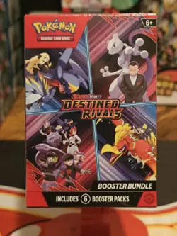 Pokemon TCG SV10 Destined Rivals Booster Bundle Factory Sealed New 6 Packs - Image 1