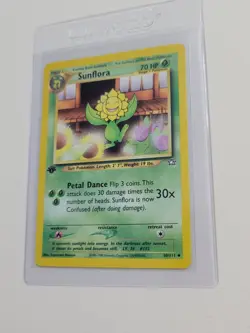 Sunflora - Pokemon Neo Genesis First 1st Edition #50 - Uncommon - Image 1