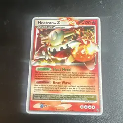Pokemon TCG Heatran LV.X Stormfront Holo Ultra Rare 97/100 120 HP - Image 1