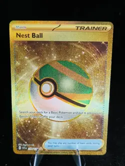 Pokemon TCG Nest Ball 255/198 SV01 Scarlet & Violet Full Art Holo Hyper Rare EN - Image 1