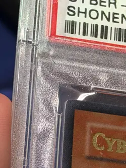 YUGIOH PSA 10 2004 Cyber-Stein SJC-EN001 Ultra Rare Prize Card small crack *1324 - Image 5