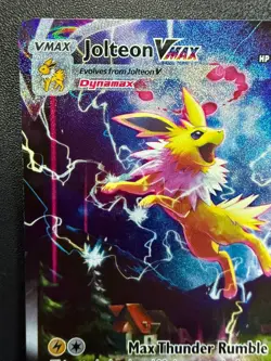 Jolteon VMAX SWSH184 Alt Art Full Art Holo Black Star Promo Pokemon TCG - Image 2