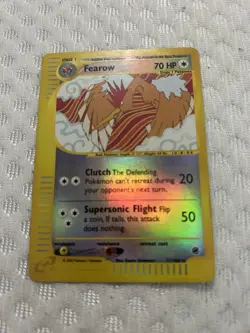 Pokemon Card - Fearow Expedition Base Set 11/165 Holo Reverse Holo Rare - Image 1