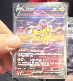 Pokemon TCG Raikou V GG41/GG70 Crown Zenith Galarian Gallery Ultra Rare - Image 1