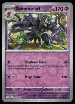 Grimmsnarl 073/159 Uncommon Journey Together Pokemon Reverse Holo Near Mint - Image 1