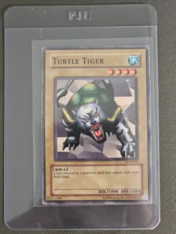 YuGiOh - Turtle Tiger - LOB-023 - Common Unlimited Edition TCG - Image 1