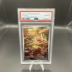 Pokemon Mega Evolution Stufful 154/132 Illustration Rare Holo PSA 10 GEM MINT - Image 1