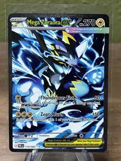 Pokemon TCG Mega Zeraora ex 114/084 Pitch Black SIR - Image 1