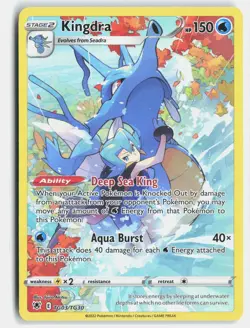 Kingdra TG03/TG30 Holo Astral Radiance Trainer Gallery Pokemon - Image 1