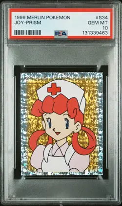 PSA 10 GEM MINT 1999 MERLIN POKEMON #S34 JOY-PRISM - Image 1