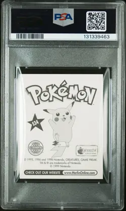 PSA 10 GEM MINT 1999 MERLIN POKEMON #S34 JOY-PRISM - Image 2