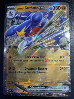 Cynthia's Garchomp ex 111/217 Ascended Heroes NM/M Pokemon - Image 1