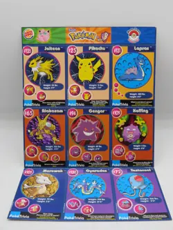 Burger King Pokemon 1st Movie Cards #12 Master Trainer Collector Set Uncut Sheet - Image 1
