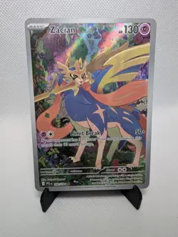 Zacian 100/094 - Phantasmal Flames Holo Illustration Rare IR Eng -NM - Image 1