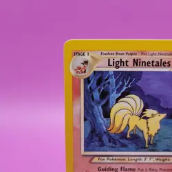 Pokemon TCG Light Ninetales Neo Destiny 50/105 Uncommon Unlimited 90HP - Image 2