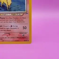 Pokemon TCG Light Ninetales Neo Destiny 50/105 Uncommon Unlimited 90HP - Image 4