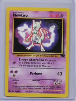 Mewtwo 3 Promo Wizards Black Star Promos Pokemon Lightly Played - Image 1