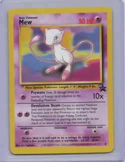 Mew 8 Promo Wizards Black Star Promos Pokemon Lightly Played - Image 1