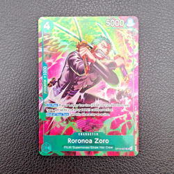 One Piece Roronoa Zoro OP13-037 TR Treasure Rare OP15 ENG Bandai - Image 1