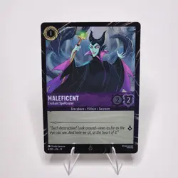 Disney Parks 2026 Lorcana Maleficent Attack Of The Vine 4/DIS EN 13 Promo Card - Image 1
