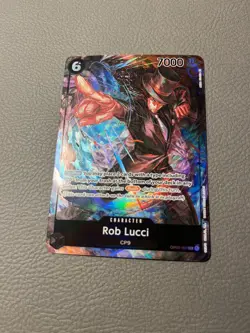 ONE PIECE Card Game Pillars of Strength Rob Lucci SR ALT ART OP03-092 English - Image 1