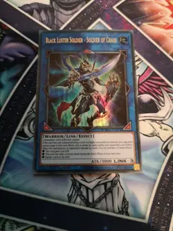 Yu-Gi-Oh MAMA-EN073 Black Luster Soldier Soldier of Chaos Ultra Rare 1st Edition - Image 1