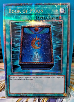 Book of Moon Yu-Gi-Oh! Quarter Century Secret Rare 1st Ed RA02-EN050 - Image 1