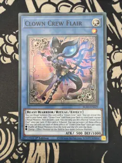 Yu-Gi-Oh! Clown Crew Flair Super Rare BLZD-EN029 - Image 1