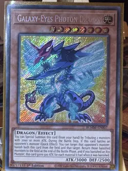 Konami Yu-Gi-Oh! Galaxy-Eyes Photon Dragon BLMM-EN007 1st Ed Secret Rare Foil - Image 1