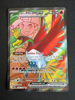 Ethans Ho-Oh ex 209/182 - Destined Rivals - Pokemon Card Mint - Image 1