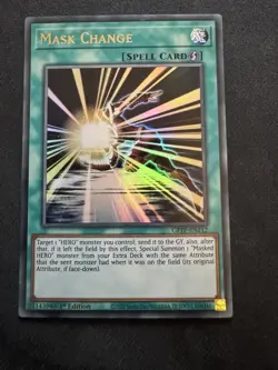 Yu-Gi-Oh GFTP-EN112 Mask Change Ultra Rare 1st Edition - Image 1