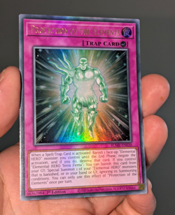 Konami Yu-Gi-Oh! Protection of the Elements BLMR-EN038 1st Ed Ultra Foil Trap EN - Image 1